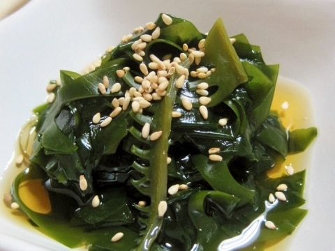 シンプル美味♪わかめだけの酢の物